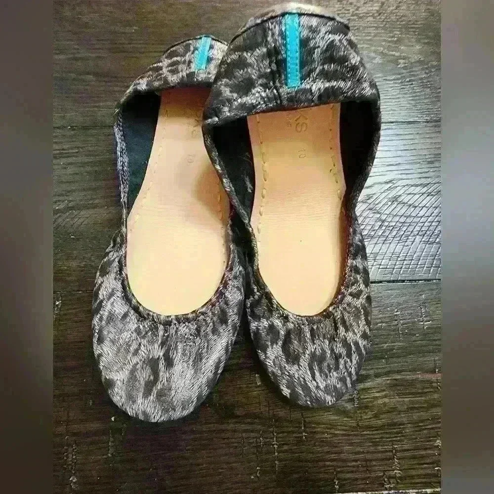 New without box Tieks Limited Edition Black Leopard size 10 - Picture 4 of 4